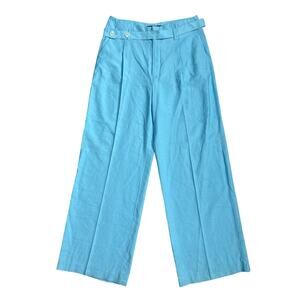 Zara Light Blue Wide Leg Trousers